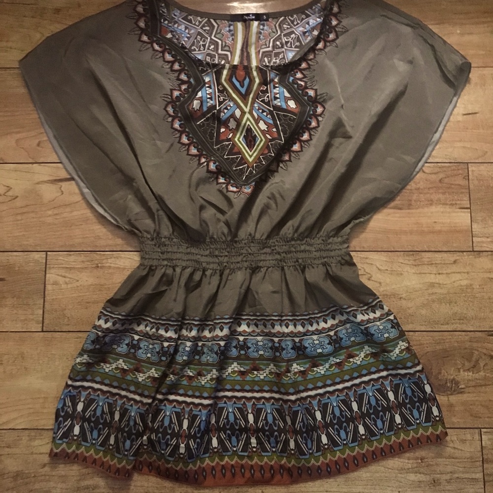 👚BOHO Papaya Brand Top👚